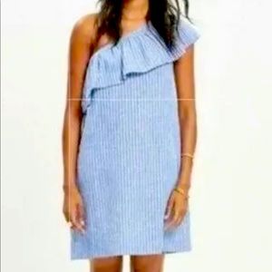 Madewell linen blend dress